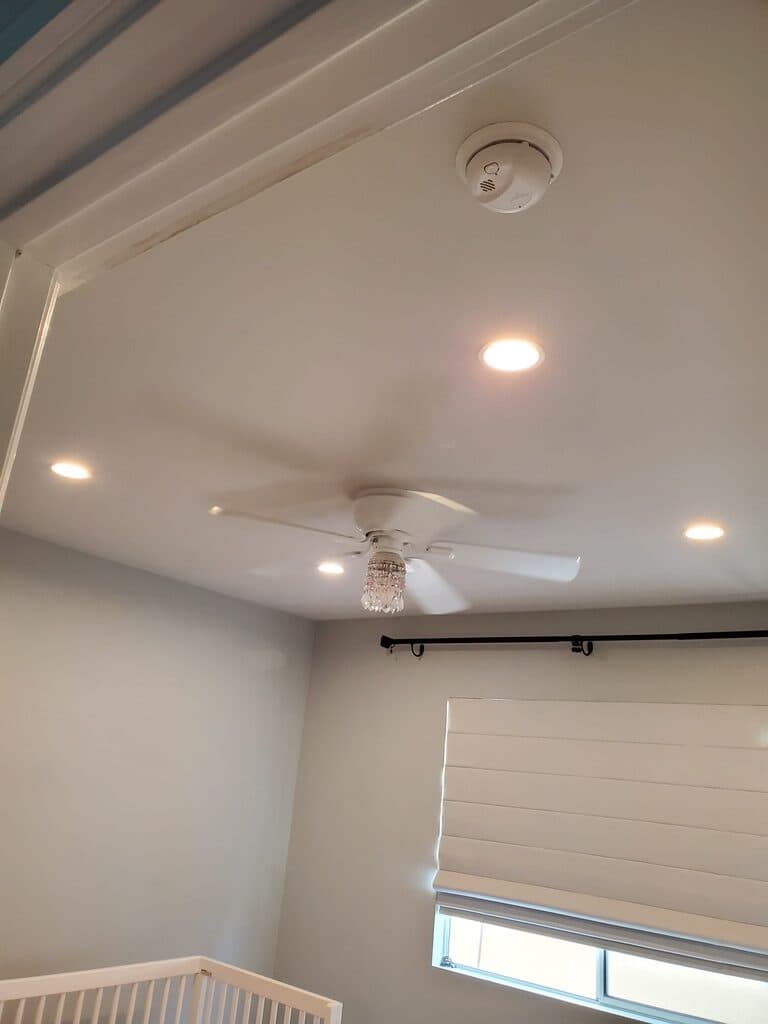 Light, Fan & Fixture Installation project completed by HomeMaster