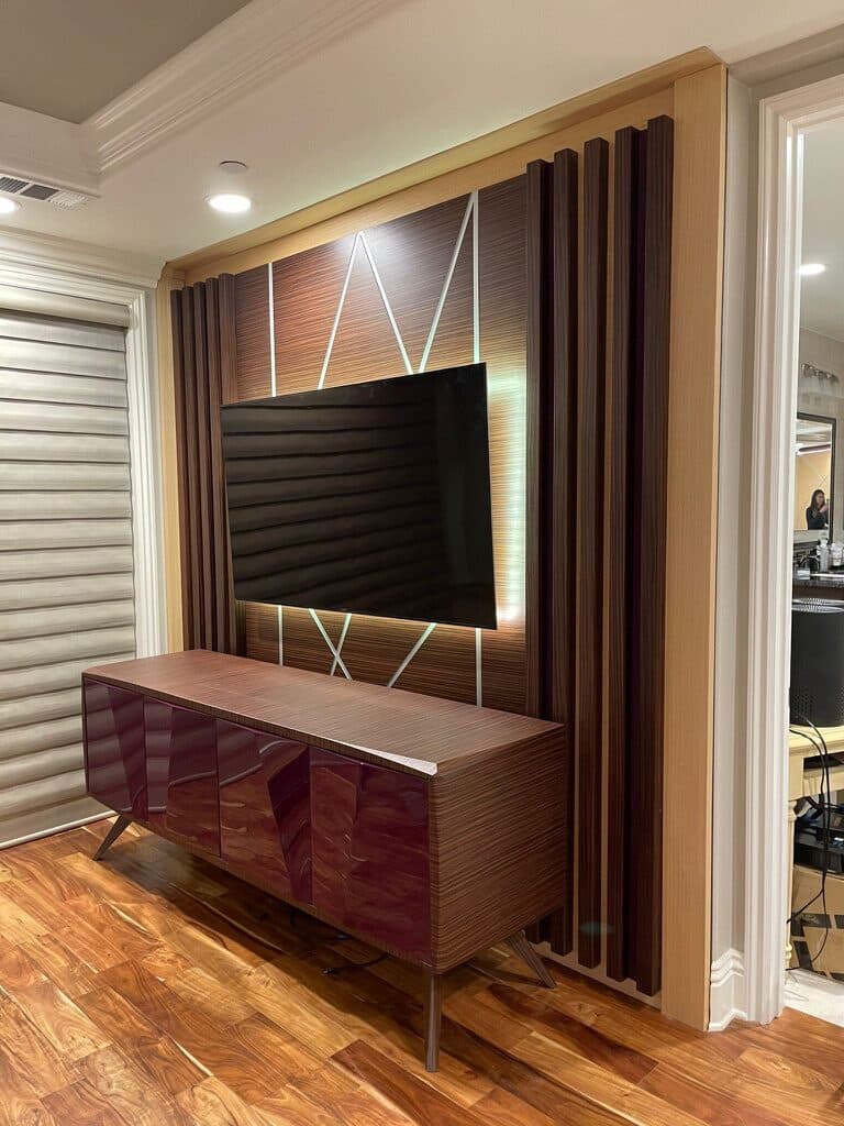 TV Mounting & A/V Setup project completed by HomeMaster
